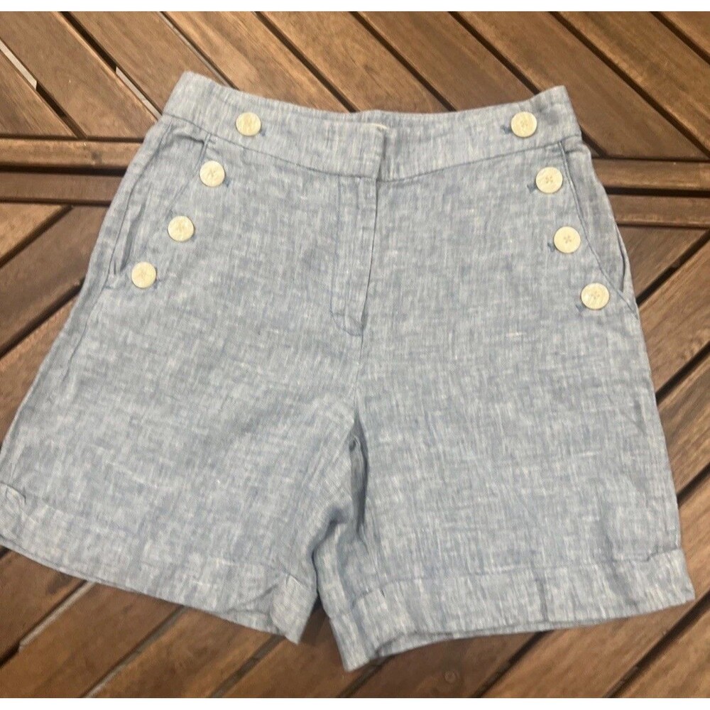 Loft linen shorts Sz00 Boho Cottage Core Beachy